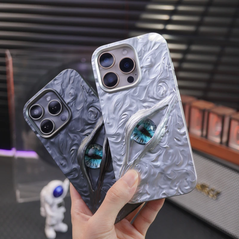 【恶魔之眼】iPhone16手机壳个性创意苹果12/13/14/15promax防摔套