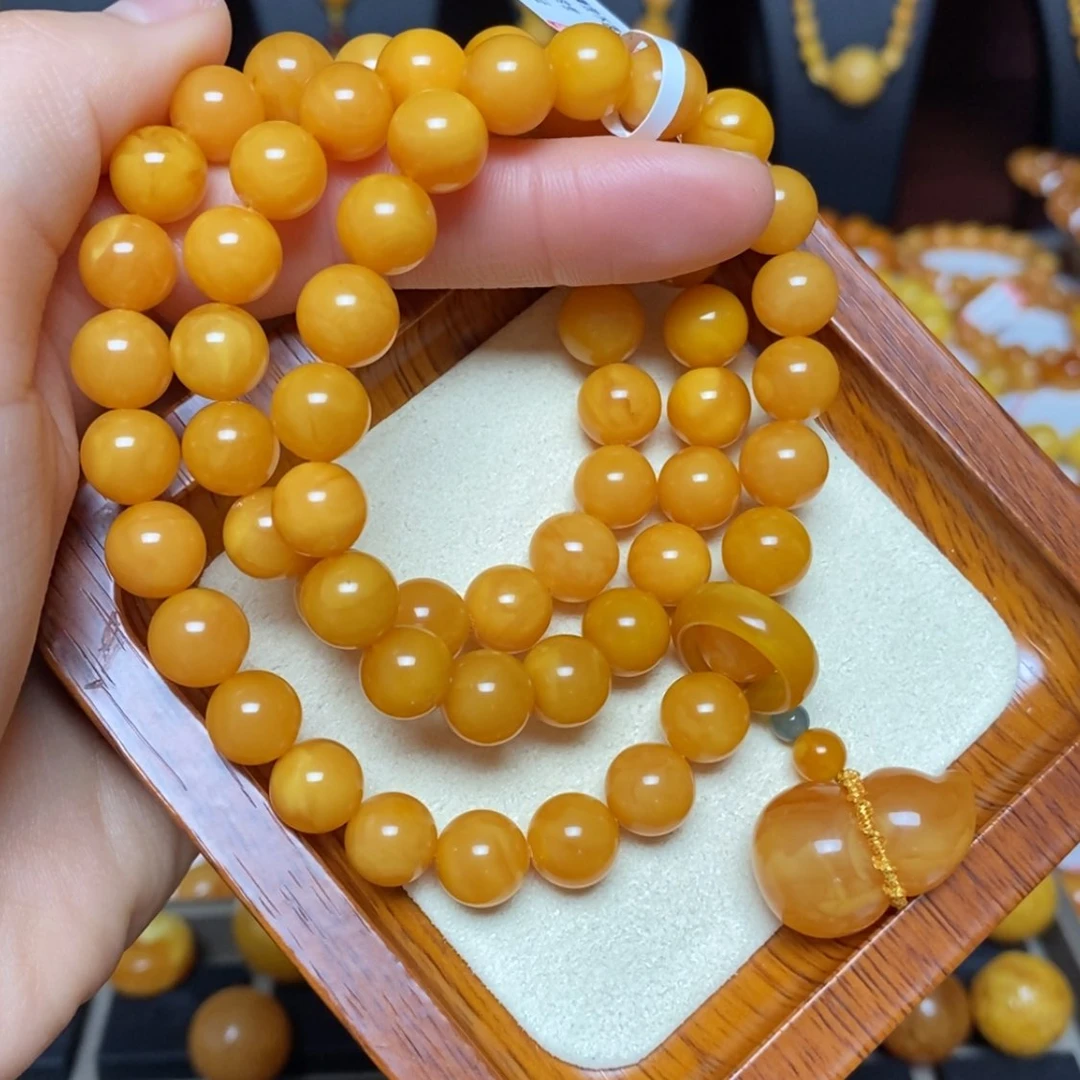 【闪购商品】蜜蜡手链未镶嵌手串