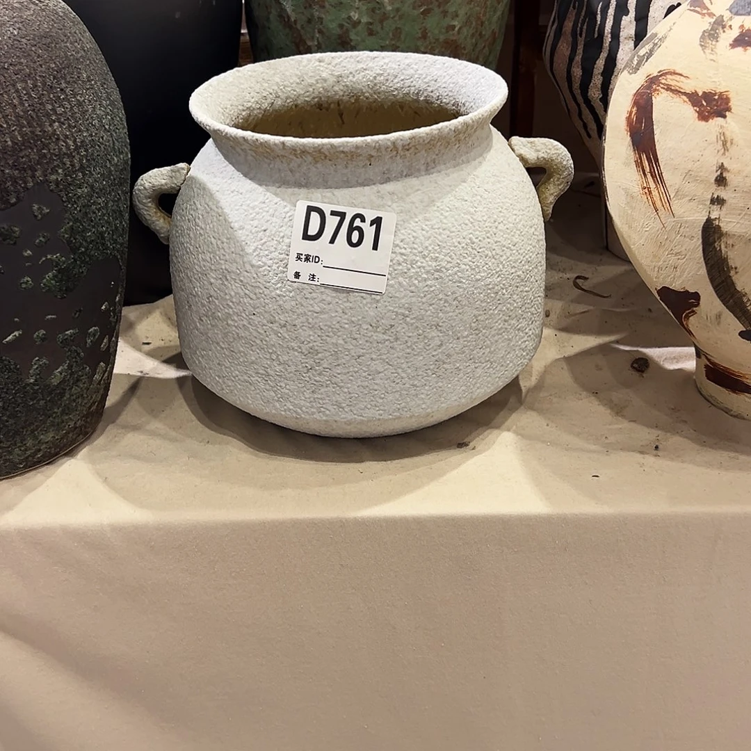 瓶D761高19口14陶瓷花瓶无孔