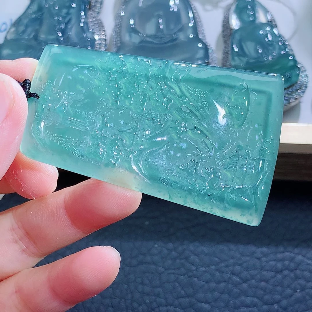 未镶嵌挂件翡翠翡翠