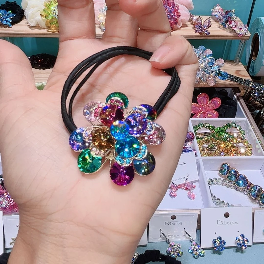 布艺铁合金耳钉的