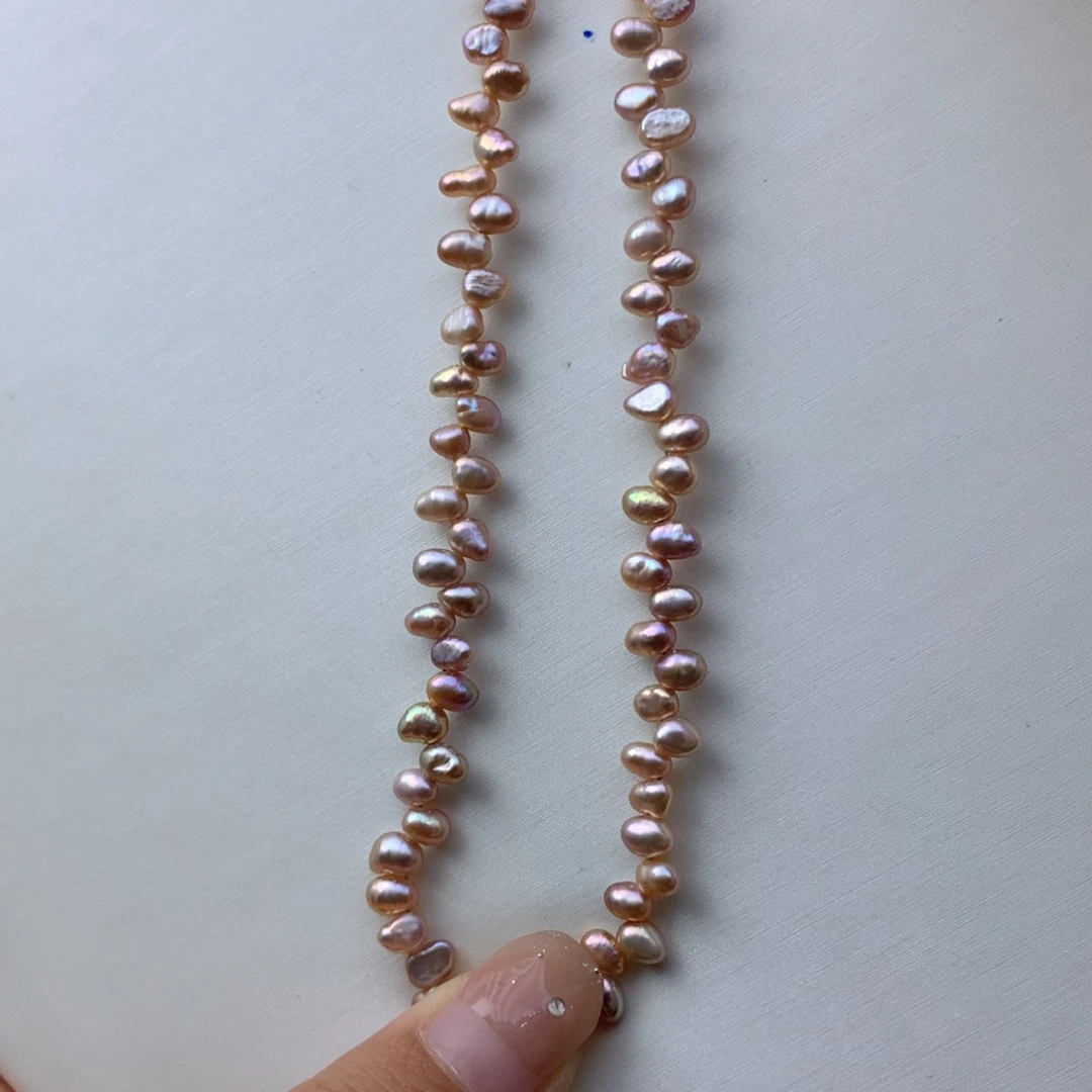 淡水珍珠颈饰银S925镶嵌