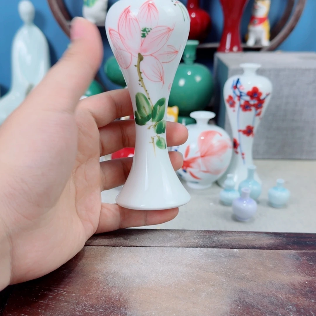 陶瓷手工小花器摆件