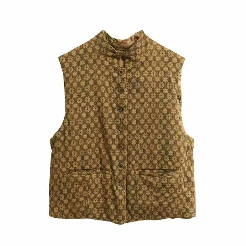 左岸迷香 2024秋冬上新 短马甲 Z24FW6009 小众文艺气质百搭复古