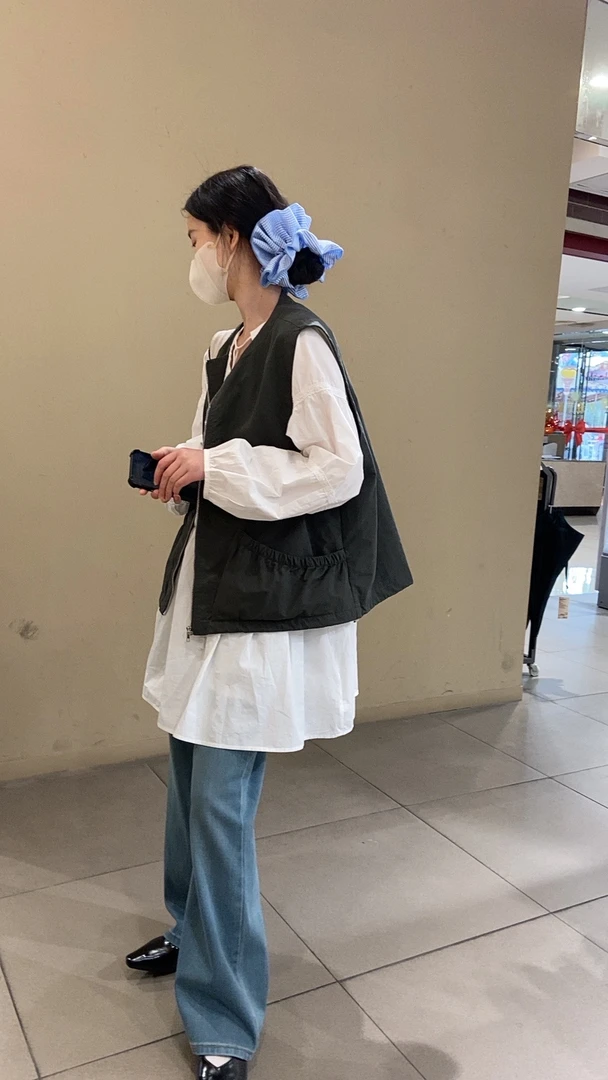 【工装款马甲】欧尼家新款春季工装马甲