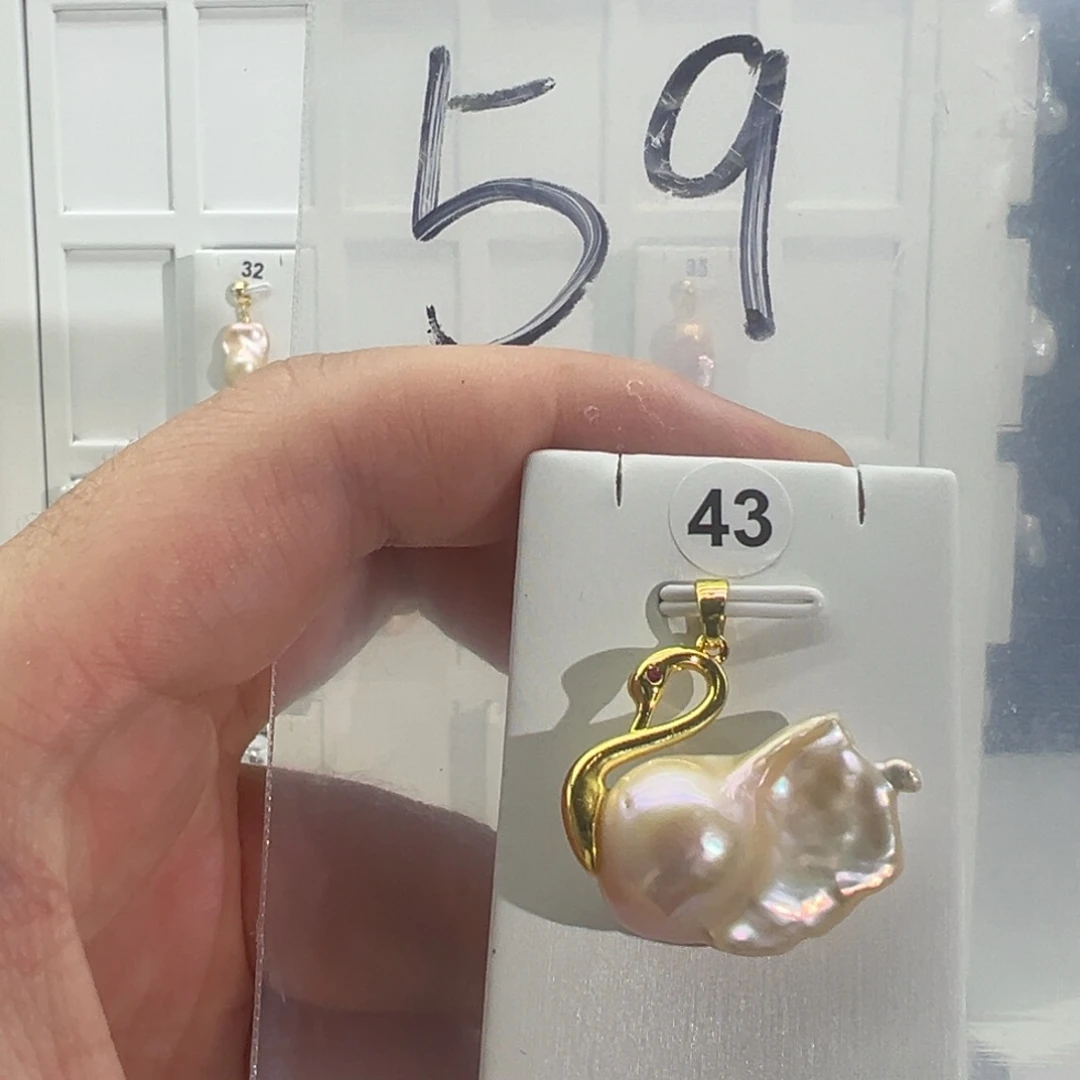 颈饰淡水珍珠合金