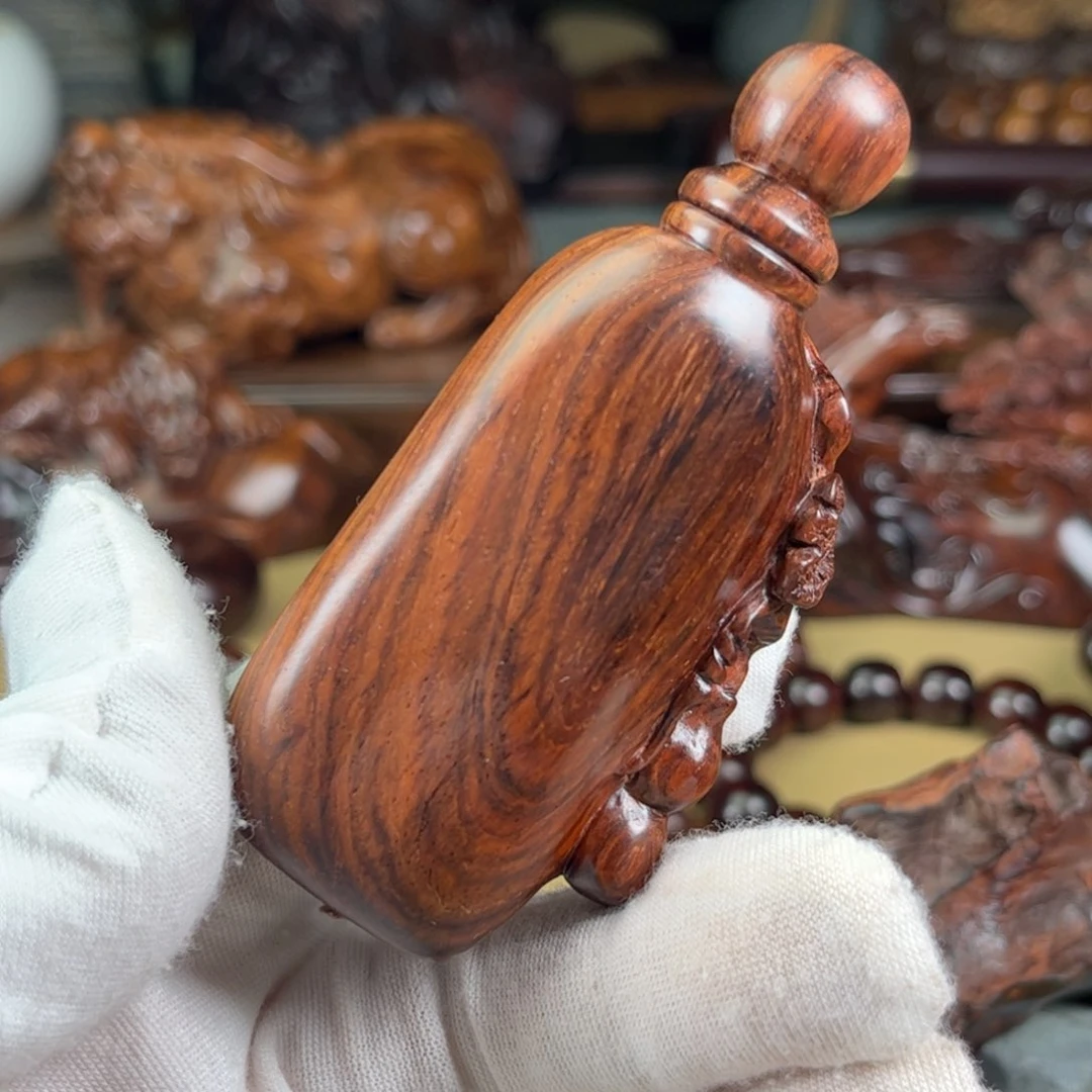 黄花梨/降香黄檀把件品香罐