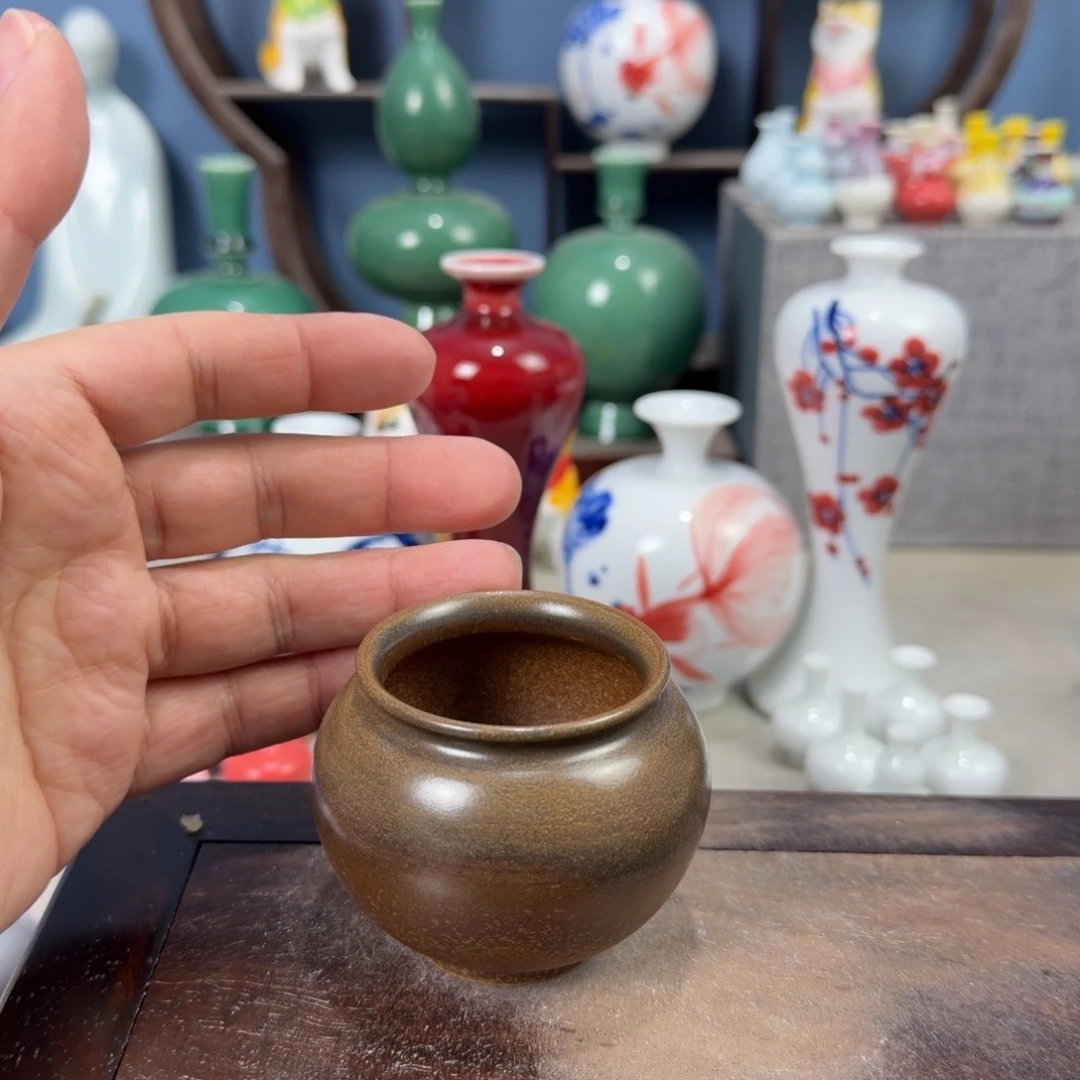 陶瓷手工小花器摆件