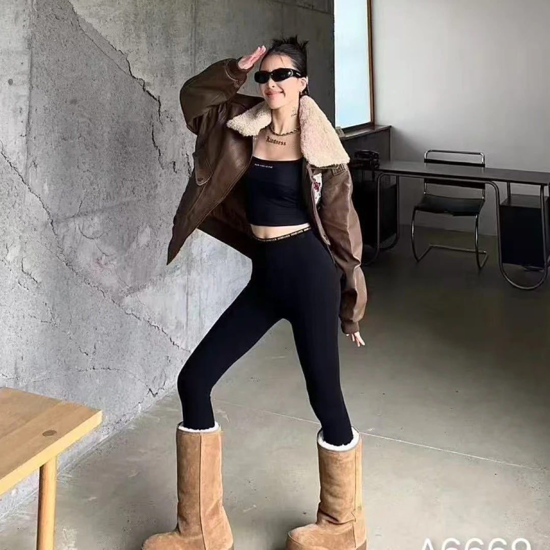 （发财云朵裤加绒加厚）蓄热保暖-实力显瘦8005