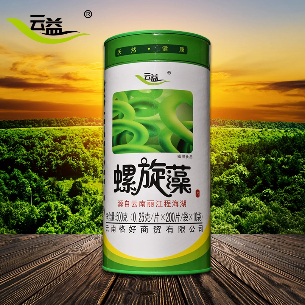云益螺旋藻片500g正品云南螺旋藻天然程海湖螺旋藻2000片
