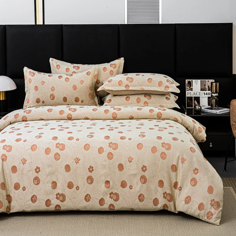 【专柜礼盒款]25年新款贡缎提花四件套高端轻奢四件套