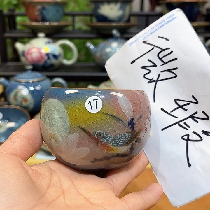 哈*豆景德镇陶瓷手绘茶具