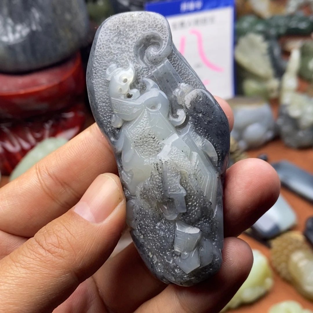 和田玉挂件未镶嵌