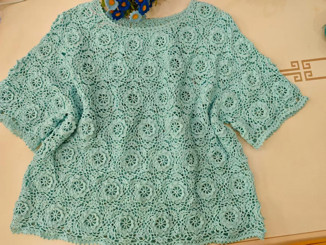 云尚编织立体雪影一线连套头材料包（非成品）