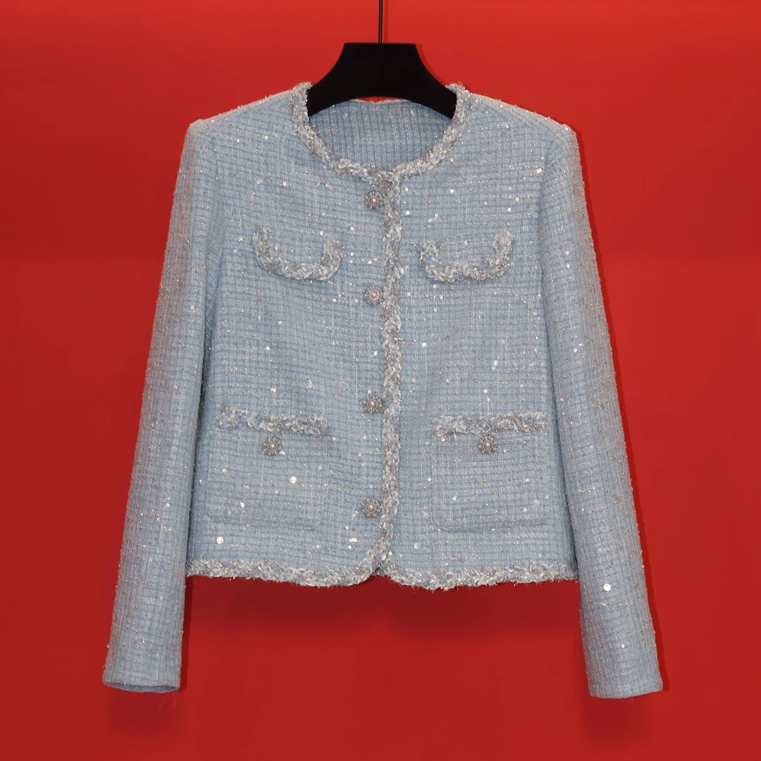 FRANCEB BALIYA】设计师百搭简约个性休闲轻奢小香风外套Y760