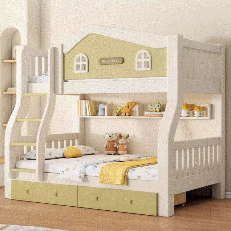 2025新款实木子母床上下床双层床儿童床男女孩高低床上下铺二层床