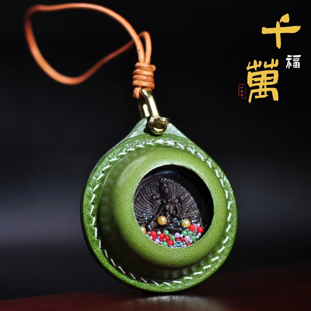 非金属布艺吊坠 【千万福】皮壳度母藏风编织挂件-A2700054