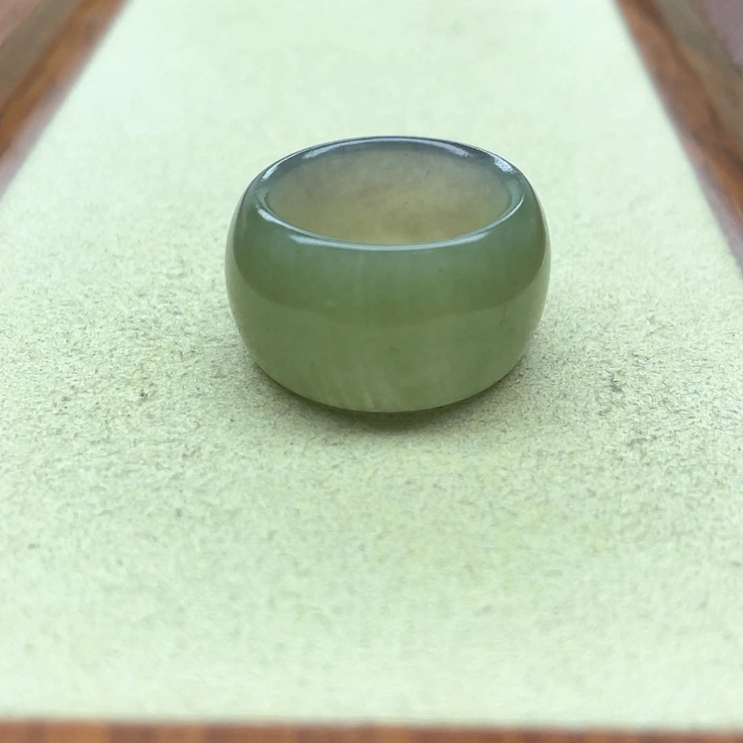 未镶嵌戒指和田玉12晴水轮胎16号