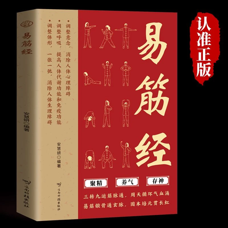 图解易筋经正版传统养生术中医养生中国武术强身健体运动健身书籍