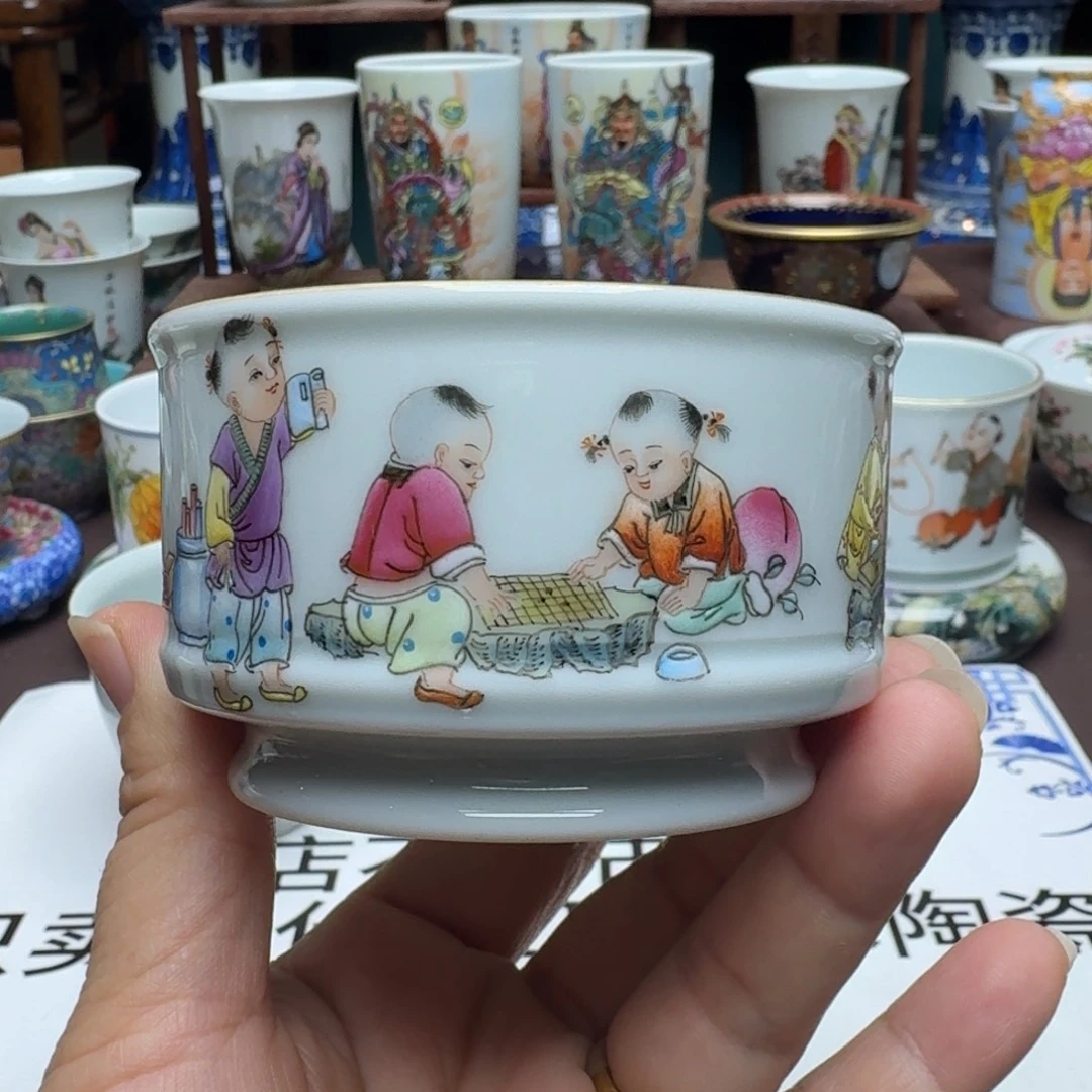 景德镇手工手绘展示