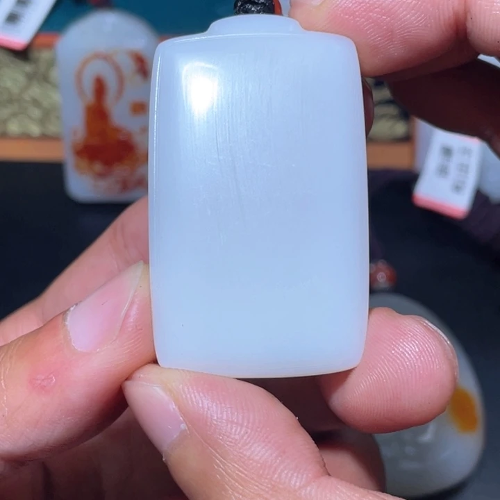 和田玉未镶嵌颈饰J