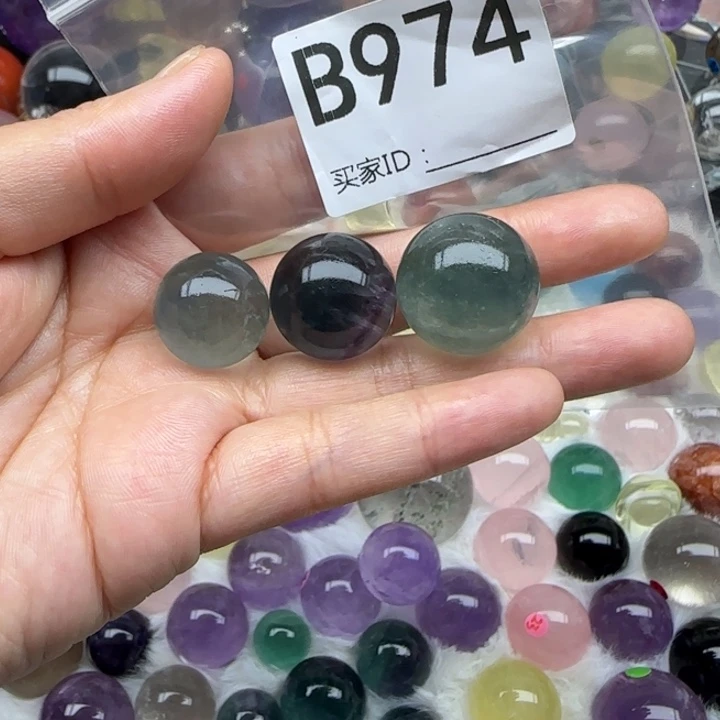 水***忆水晶珠宝半成品未镶嵌B974