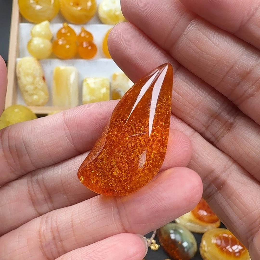 未镶嵌颈饰蜜蜡蜜蜡