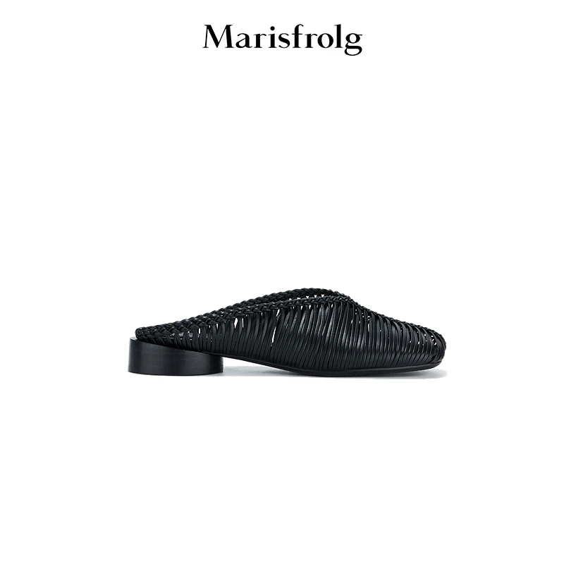 【罗马编制鞋】Marisfrolg玛丝菲尔2新款百搭夏季三色鞋子A2FZ24054