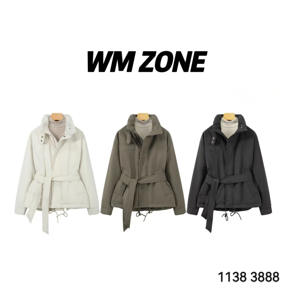WM  3924 3888  羊毛拒水面料鹅绒服