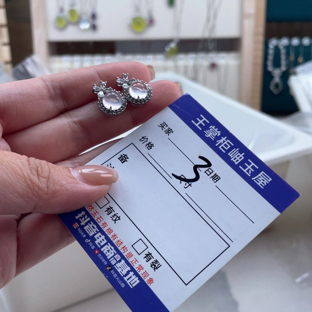 银S925镶嵌发饰水晶