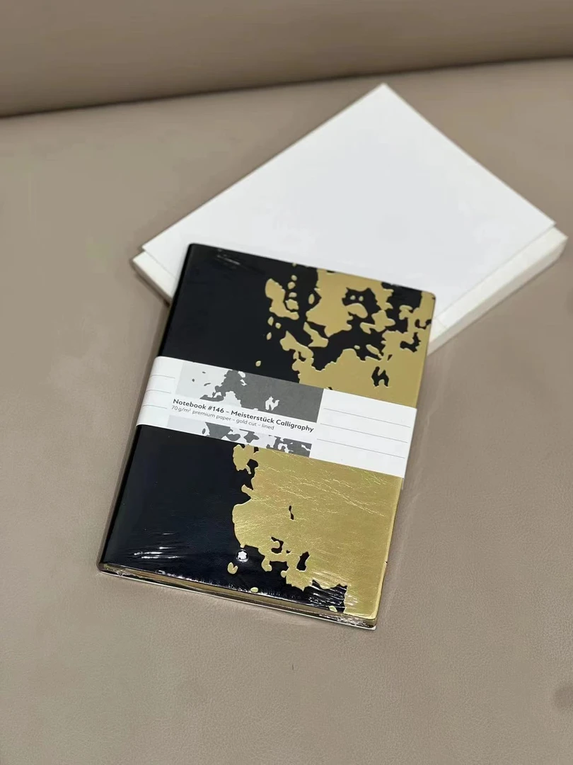 全新未使用/万宝龙金叶书法系列笔记本/MTBW00153