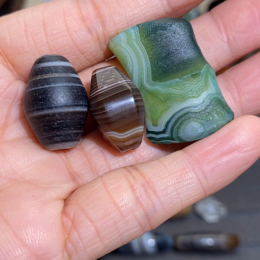 有***️玛瑙/玉髓未镶嵌手链微瑕不退换