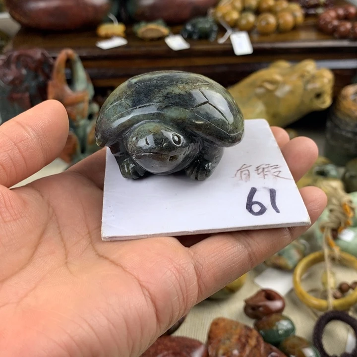 心***水岫岩河磨玉(透闪石质玉)未镶嵌珠宝奇石