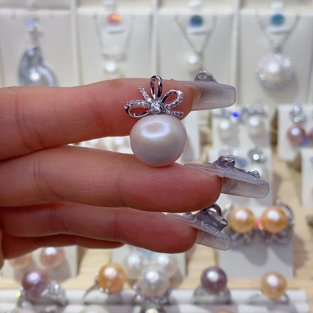 淡水珍珠未镶嵌吊坠(赠链)14➕