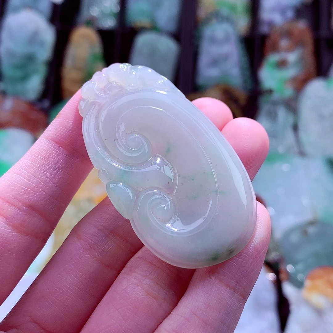 颈饰未镶嵌翡翠平**遂天然