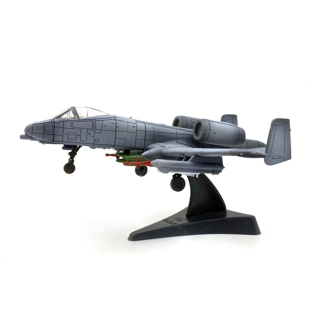 战机世界1/144A-10雷电玩具疣猪攻击机半成品飞机模型树脂盒蛋