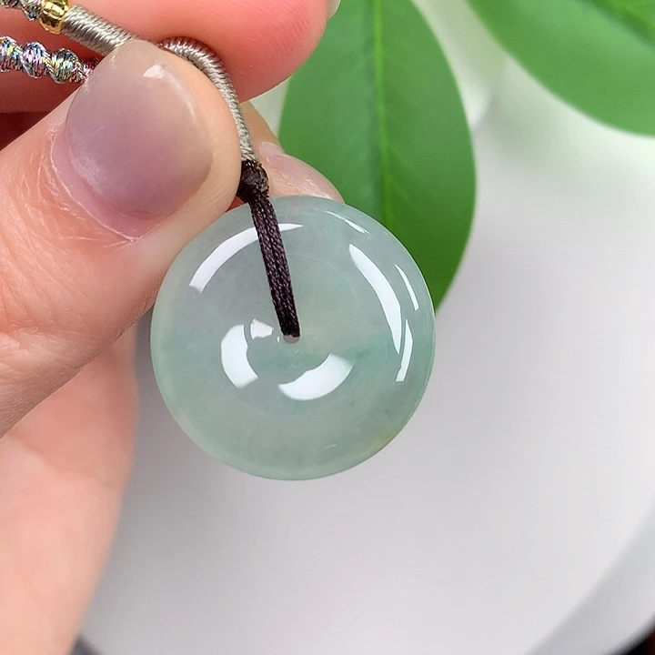翡翠未镶嵌颈饰34/23.1-5.5mm
