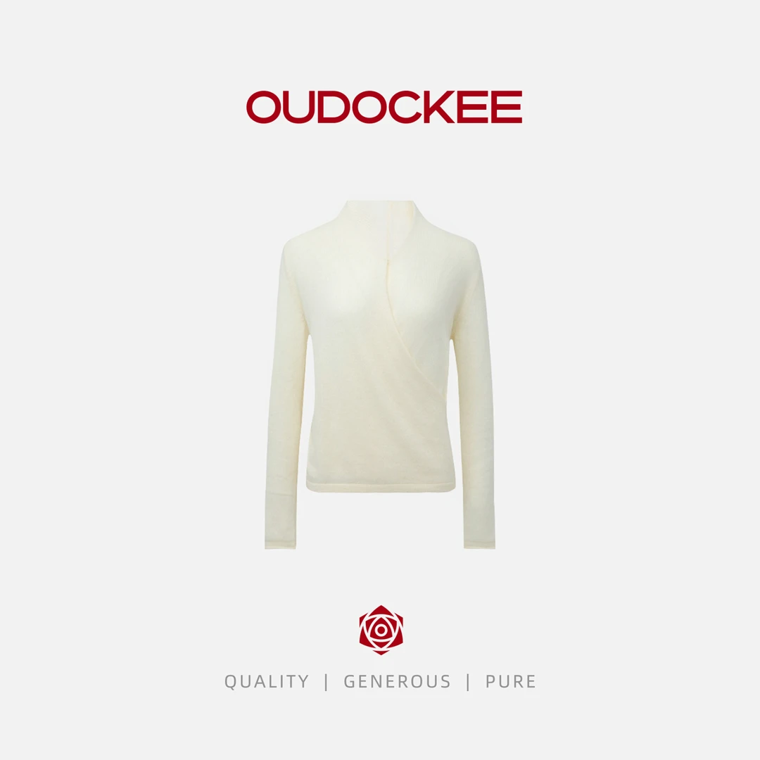 OUDOCKEE 鸥鸥 【女神】时尚设计感高级百搭韩系毛衣 MACX777T