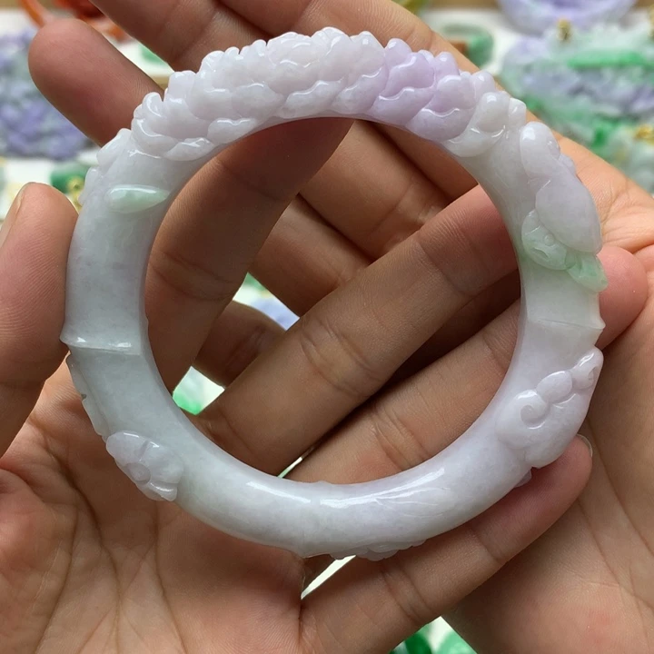 颈饰未镶嵌翡翠翡翠圈口57