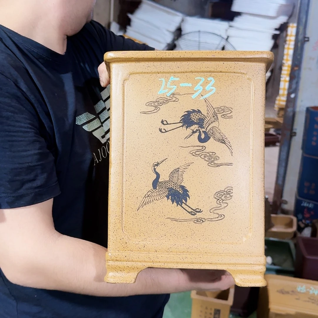 紫砂花盆紫砂花盆
