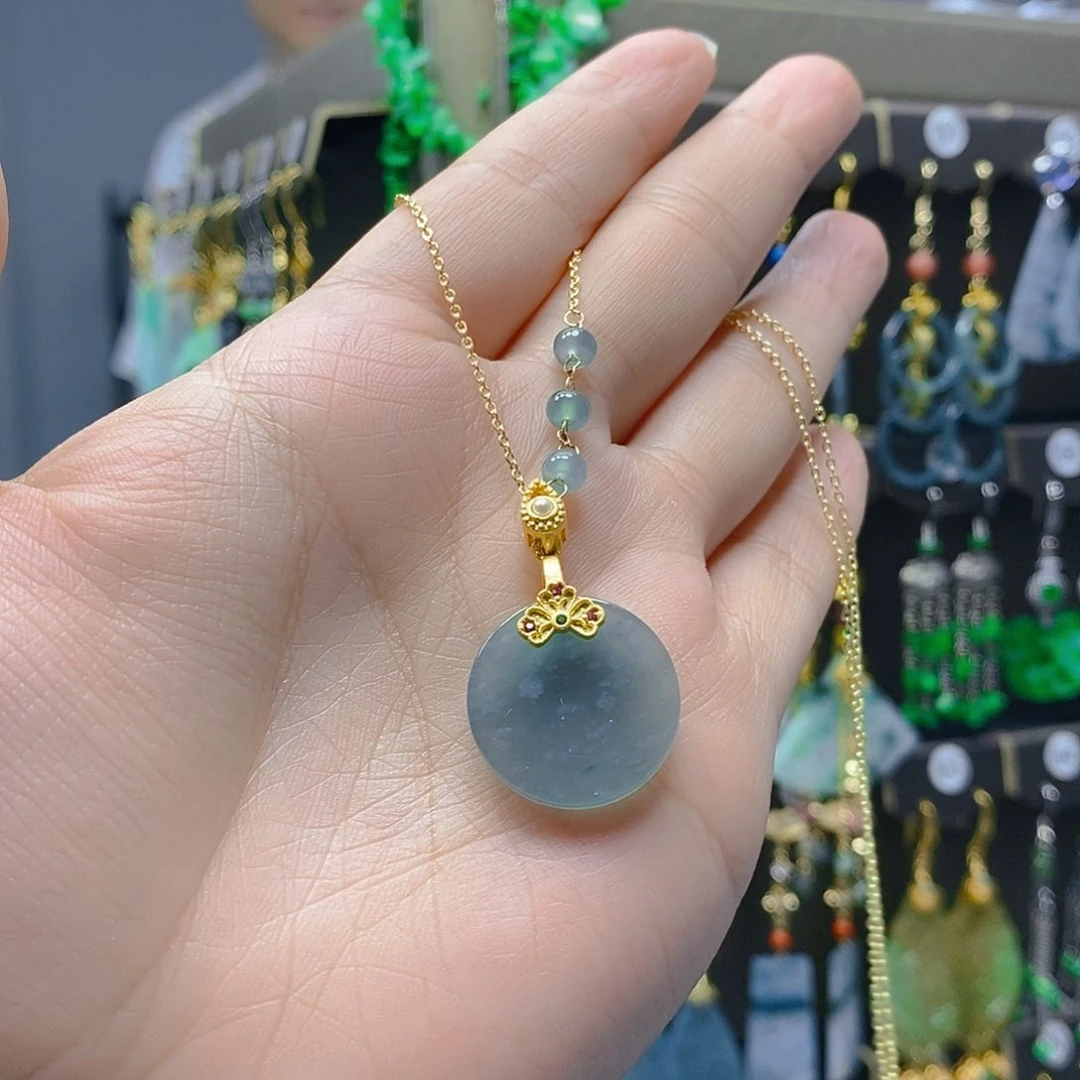 颈饰未镶嵌翡翠翡翠