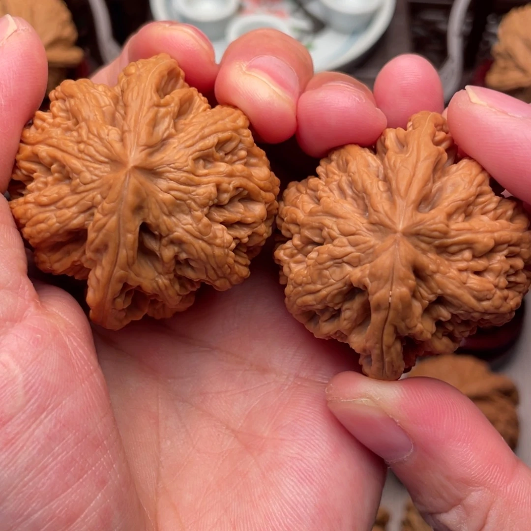 汤***烫桃核把件全品平谷一代粗筋44克重54克