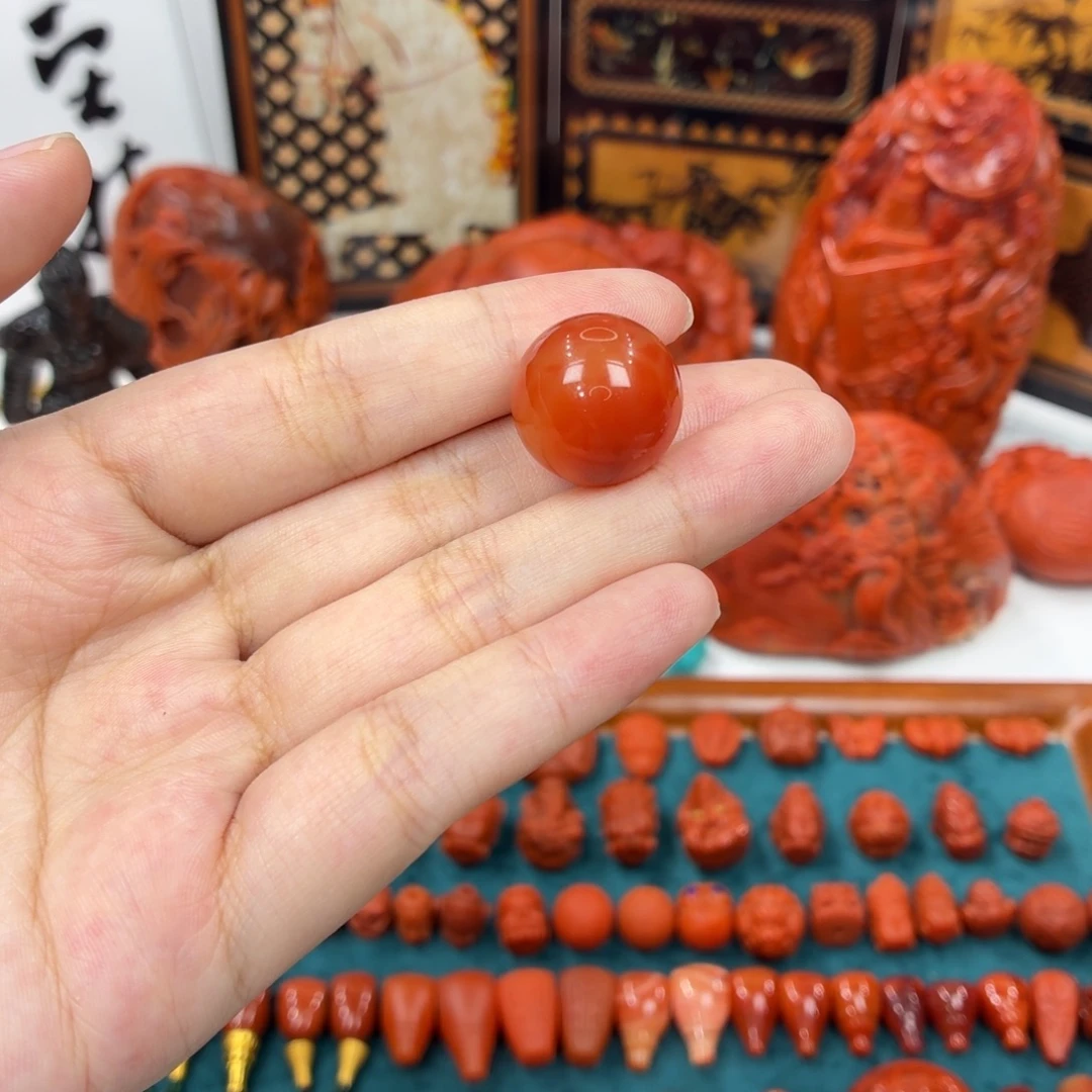 未镶嵌配饰南红玛瑙南红单珠