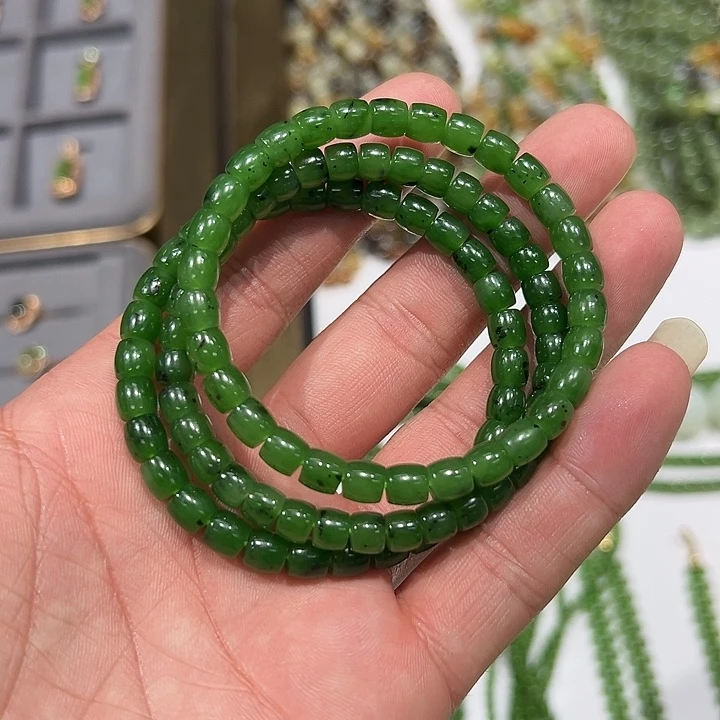 和田玉未镶嵌手串多样性发货拍一发一