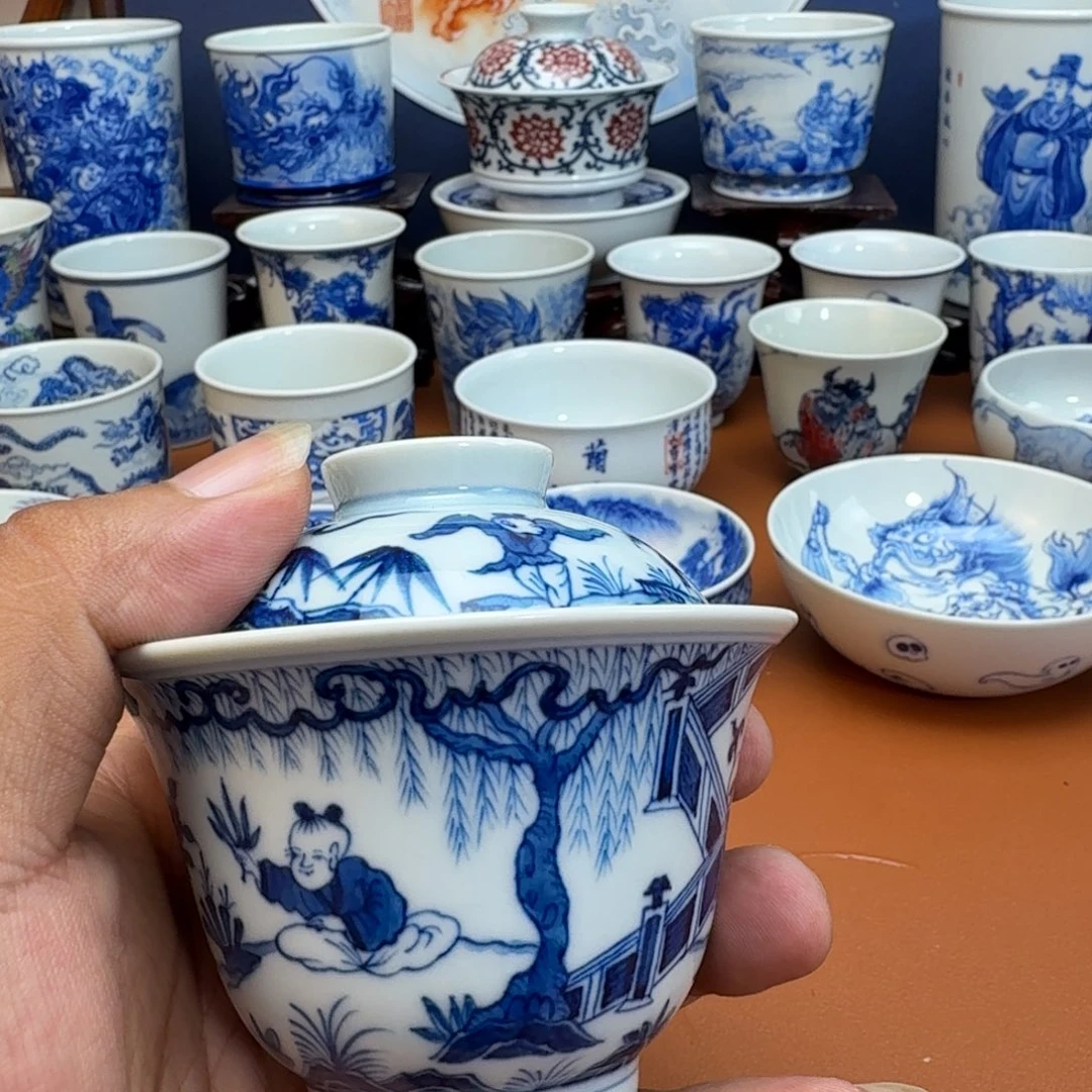 摆件春*暖景德镇全手工手绘陶瓷
