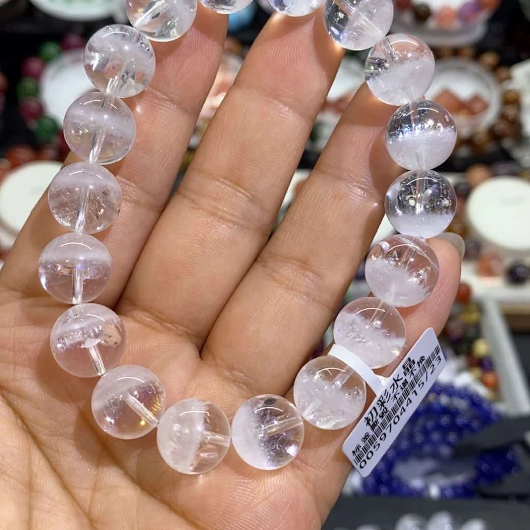 水晶手串未镶嵌白幽灵11➕