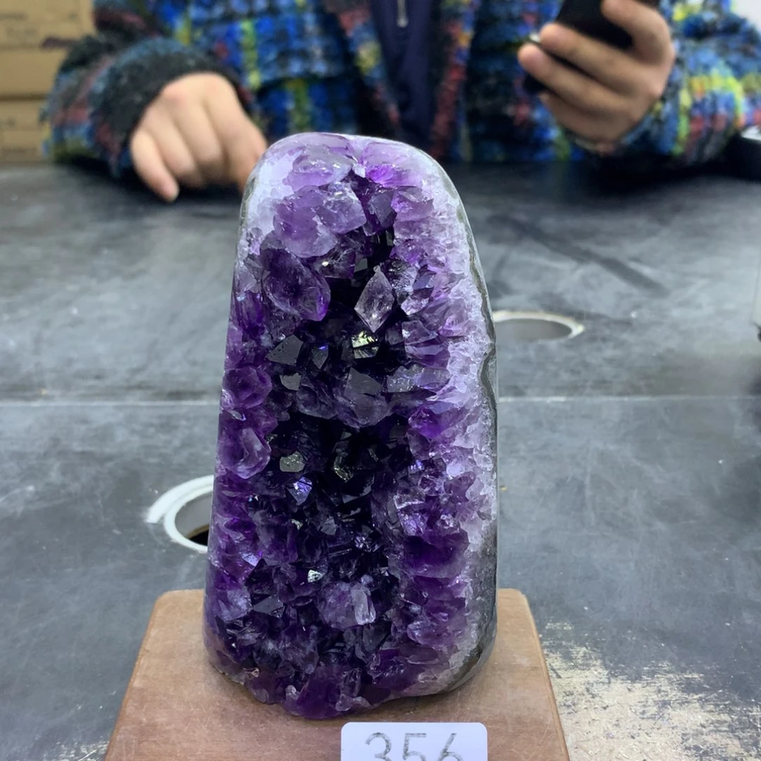 水晶摆件未镶嵌紫晶356
