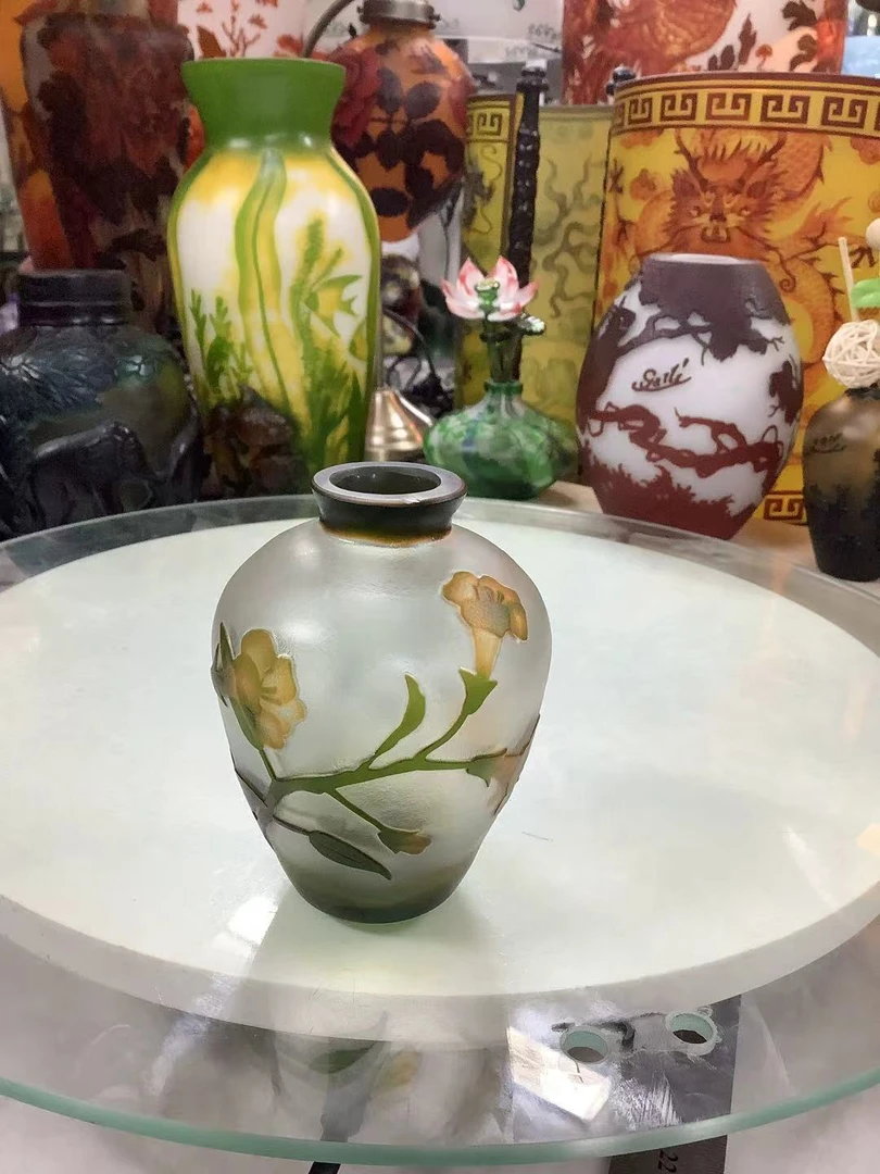 玻璃花瓶摆件可水培吊钟雪柳马醉木用于客厅插花装饰