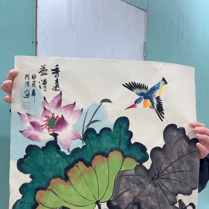 国画我的心好痛啊我的心真的好痛啊