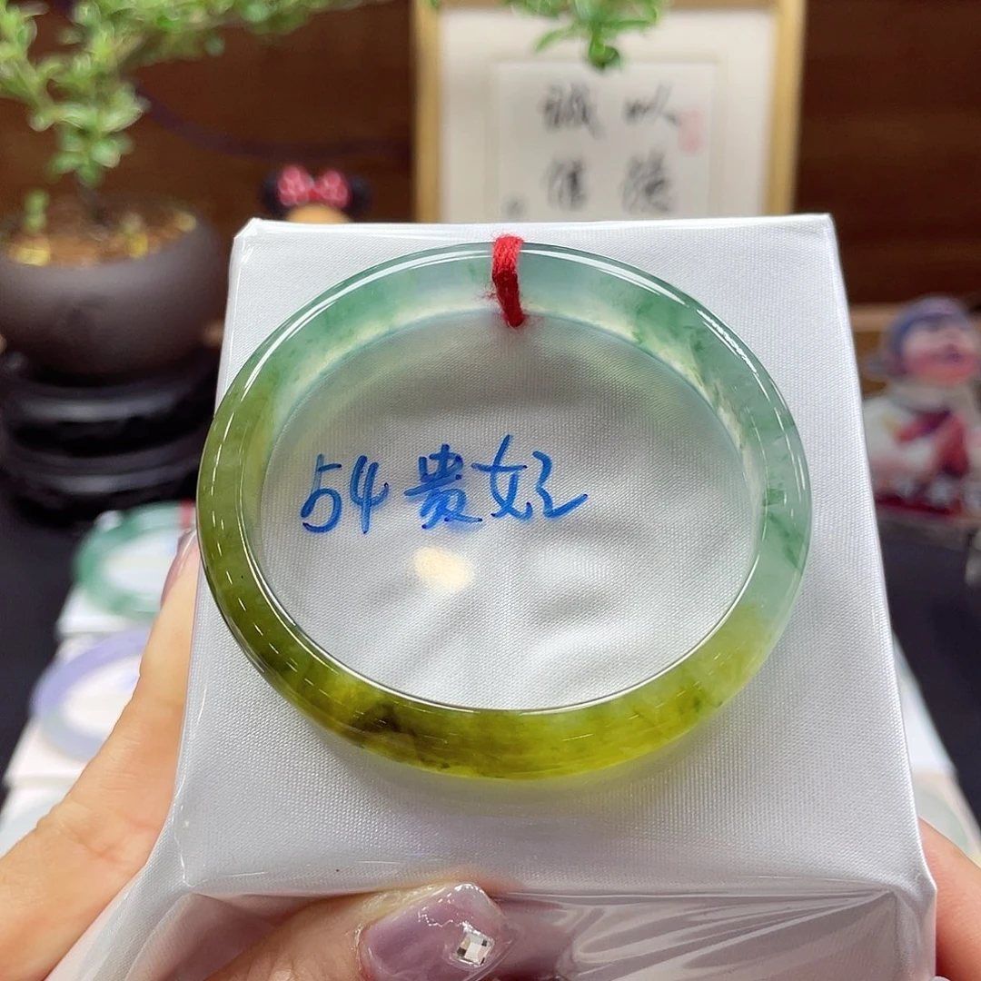 翡翠未镶嵌手镯47号